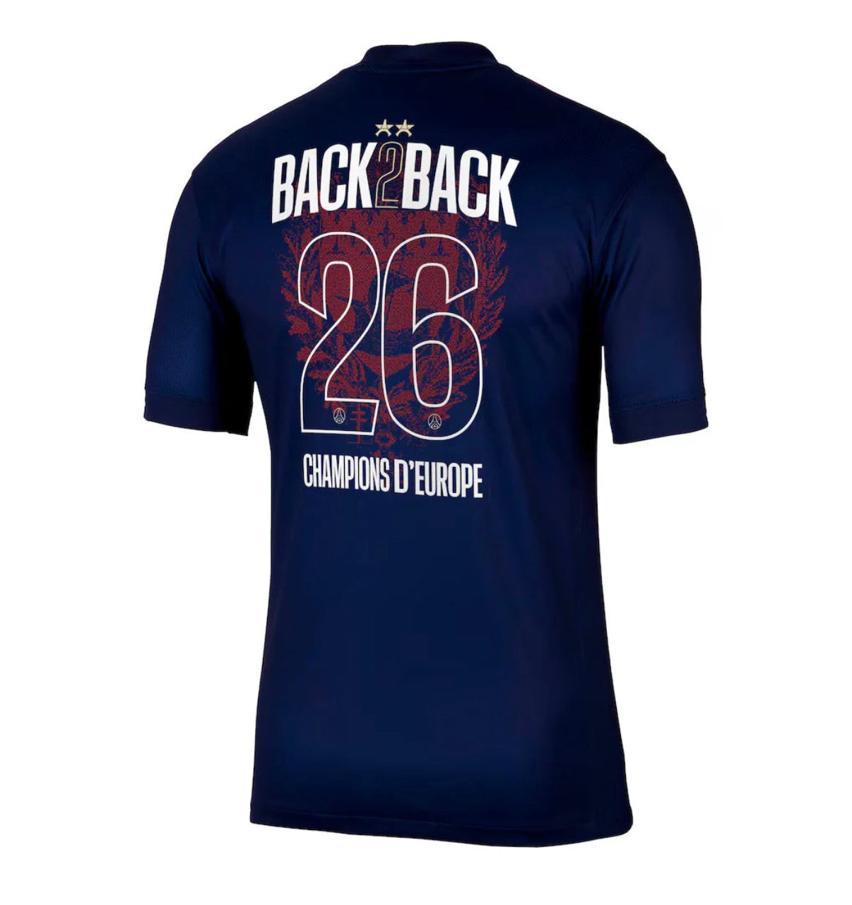 Maillot PSG back2back 2 étoiles